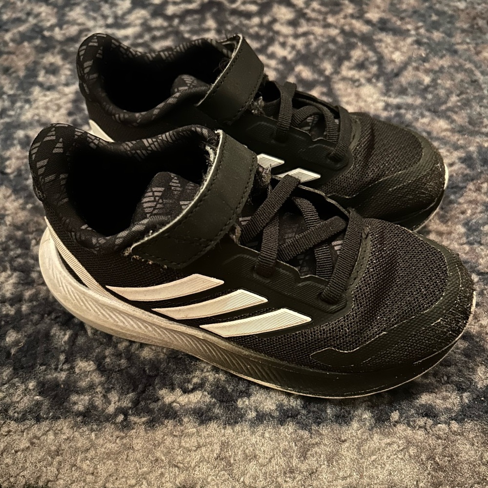 adidas Kids Black and White Sneakers